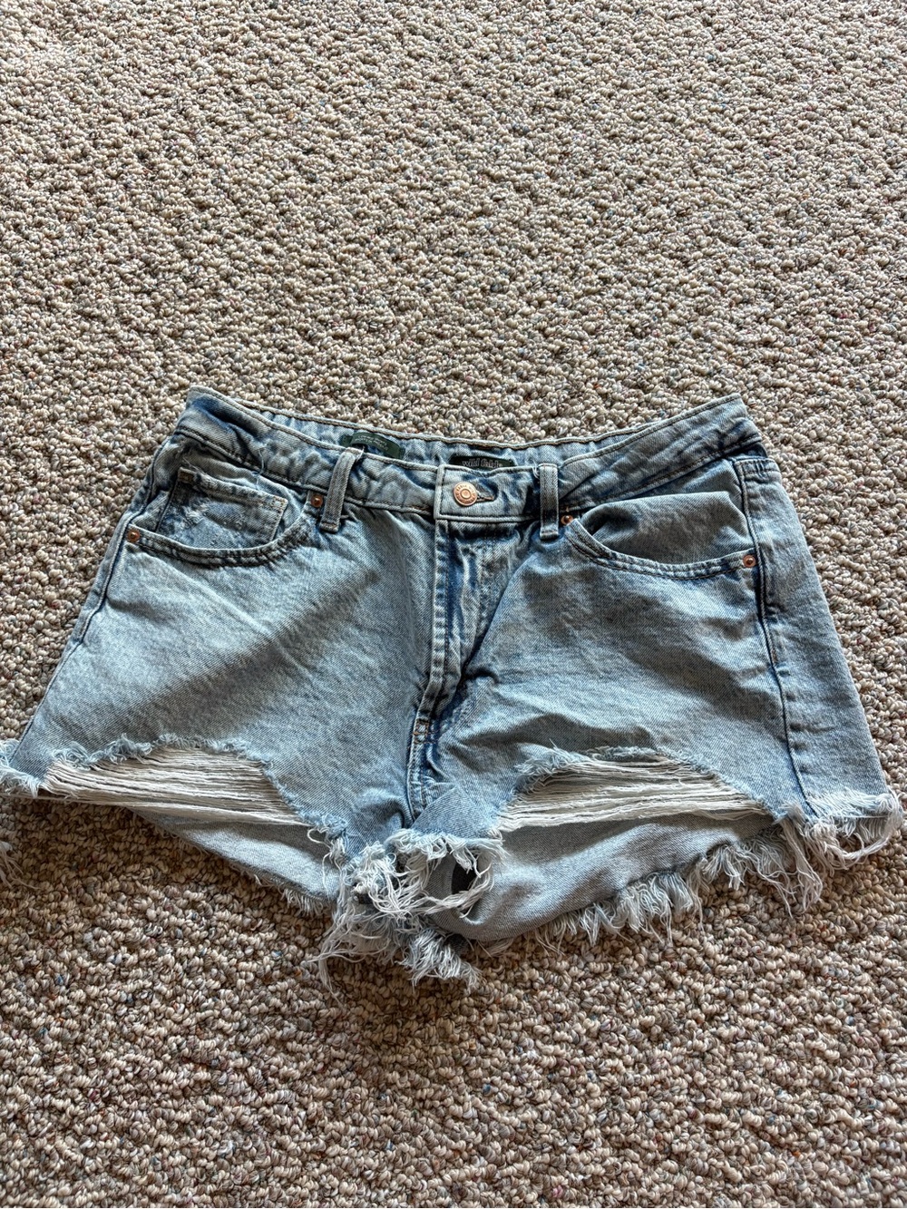 wild fable Light Wash Distressed Denim Shorts